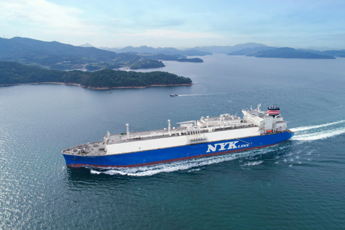 20241202NYK01 710x473 - 日本郵船／LNG船「QUEST KIRISHIMA」竣工 九電の運用に投入